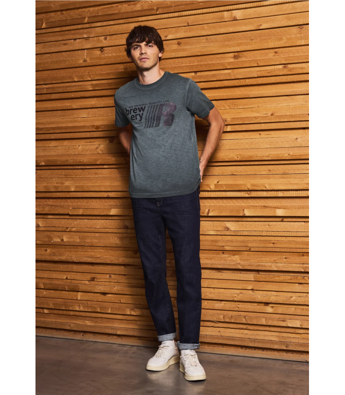 CAMISETA EFECTO LAVADO HOMBRE STREET ONE