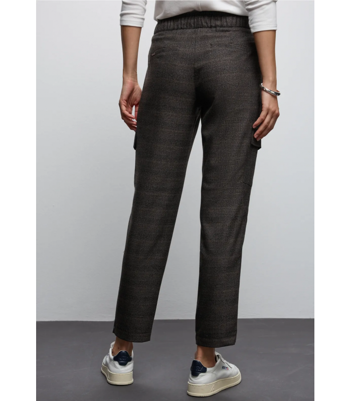 PANTALÓN CARGO CUADROS MUJER STREET ONE