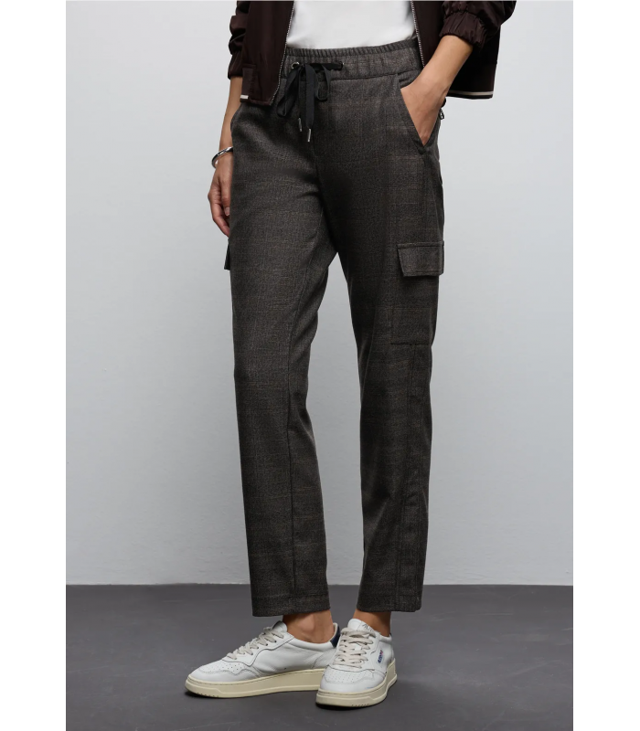 PANTALÓN CARGO CUADROS MUJER STREET ONE