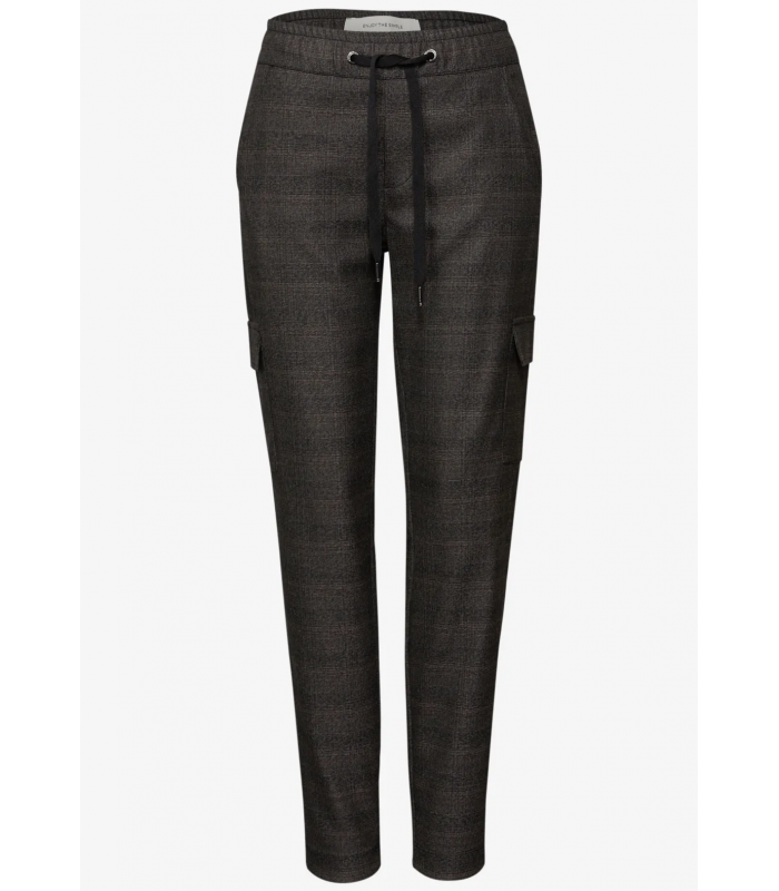 PANTALÓN CARGO CUADROS MUJER STREET ONE