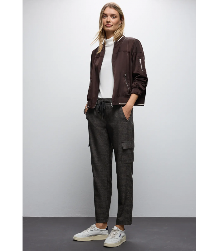 PANTALÓN CARGO CUADROS MUJER STREET ONE