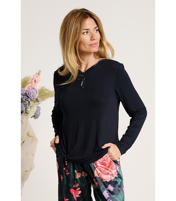 PIJAMA MUJER FLORES MUYDEMI