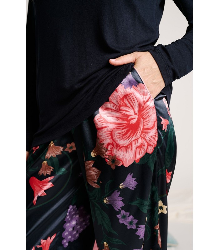 PIJAMA MUJER FLORES MUYDEMI