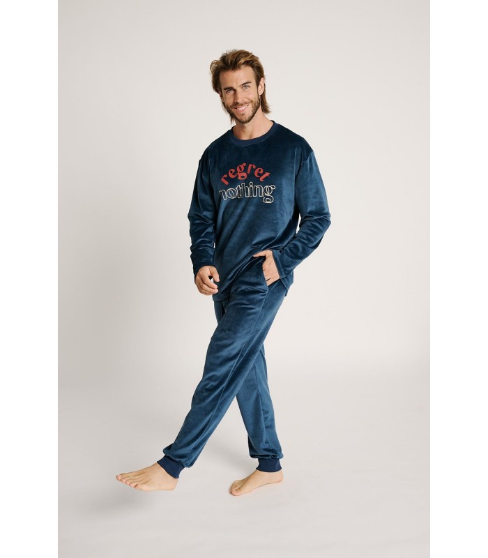 PIJAMA HOMBRE MICRO CORALINA REGRET NOTHING MUYDEMI