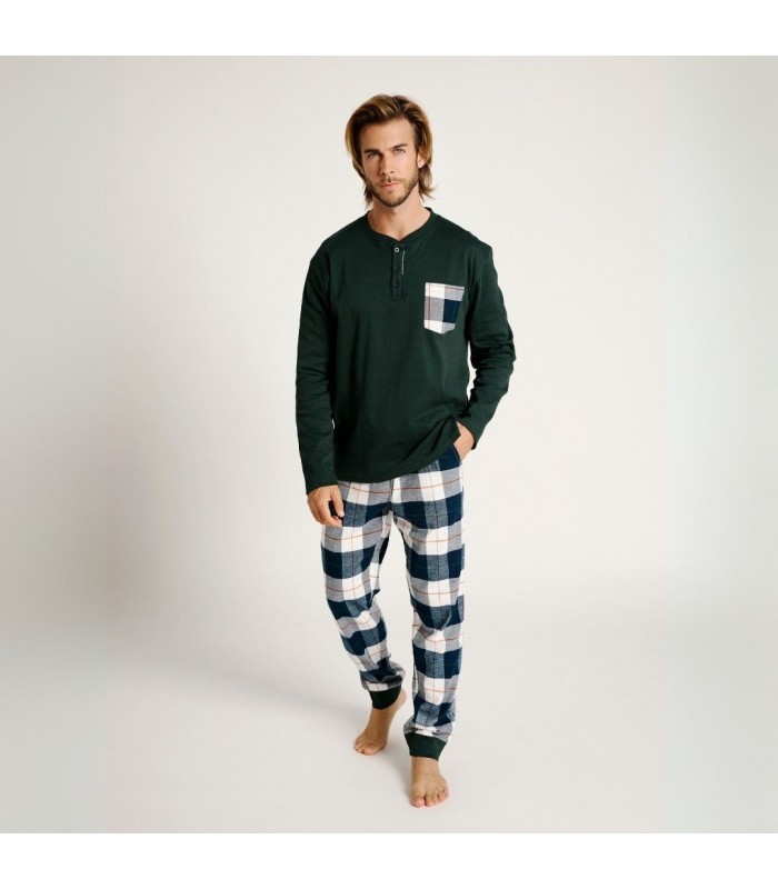 PIJAMA HOMBRE CUADROS MUYDEMI