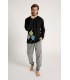 PIJAMA HOMBRE TAPETA MUYDEMI