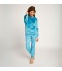PIJAMA MUJER MICRO CORALINA RAYAS MUYDEMI