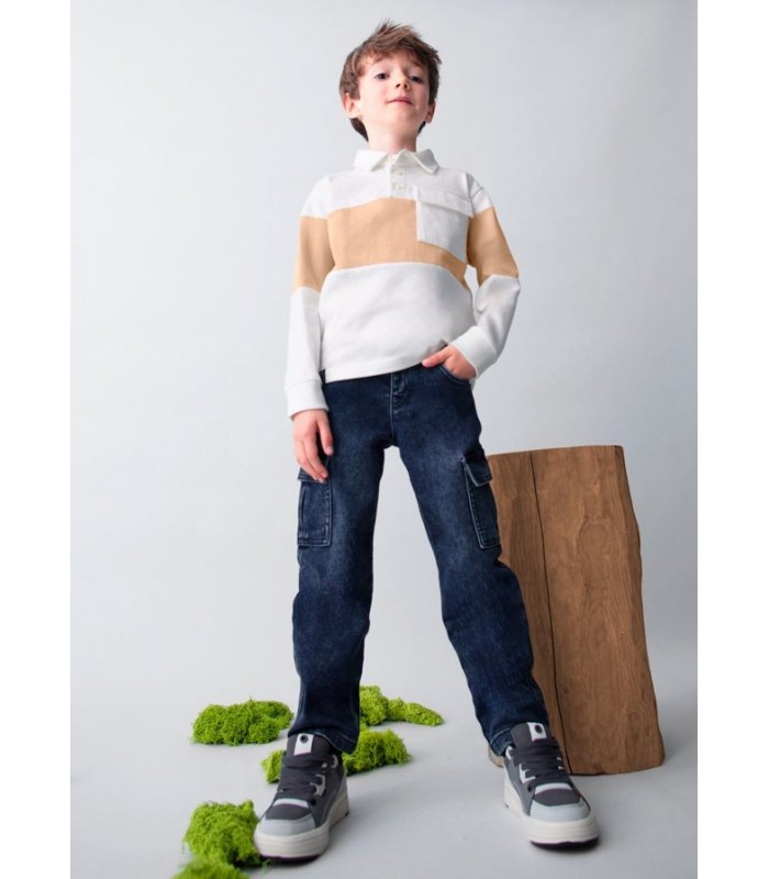 PANTALÓN VAQUERO CARGO NIÑO MAYORAL