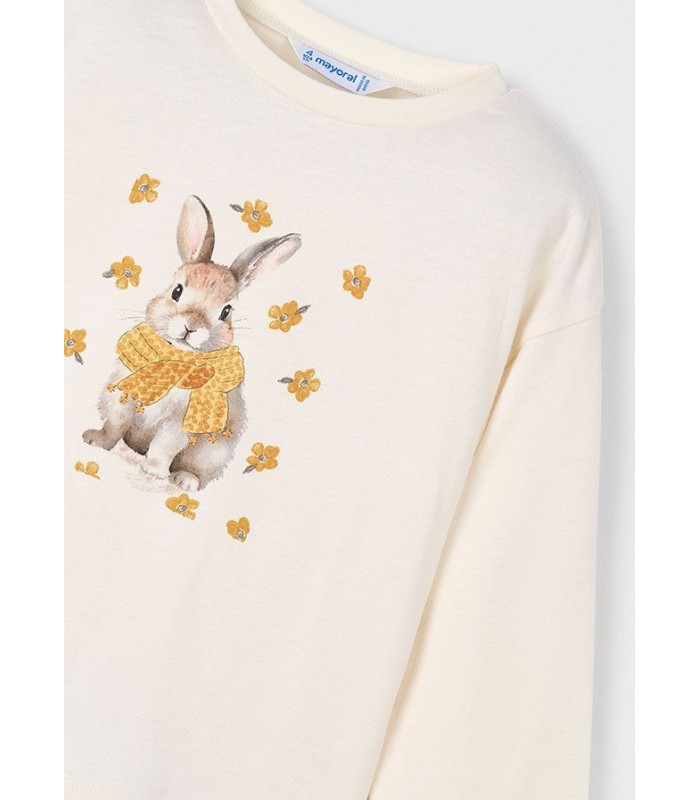 CAMISETA NIÑA CONEJO MAYORAL