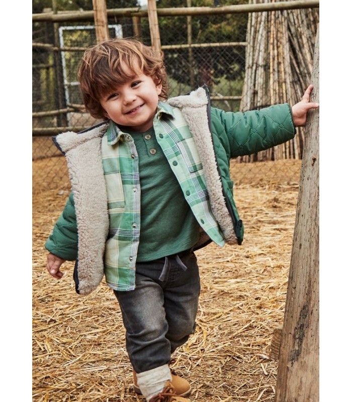 CHAQUETÓN REVERSIBLE BORREGUILLO BEBÉ NIÑO MAYORAL