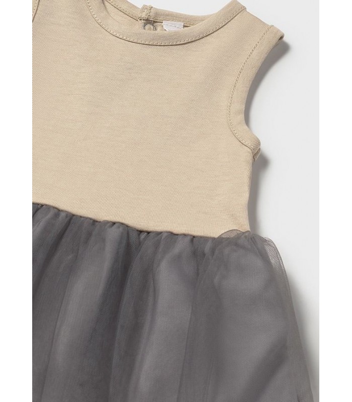 VESTIDO COMBINADO TUL BEBÉ NIÑA MAYORAL