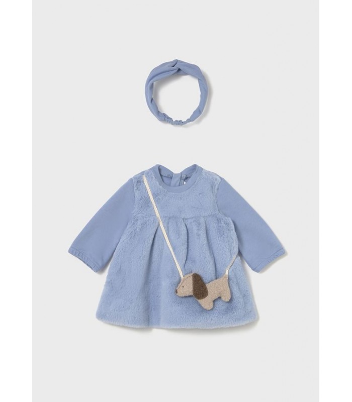 VESTIDO BOLSO PERRITO BEBÉ NIÑA MAYORAL