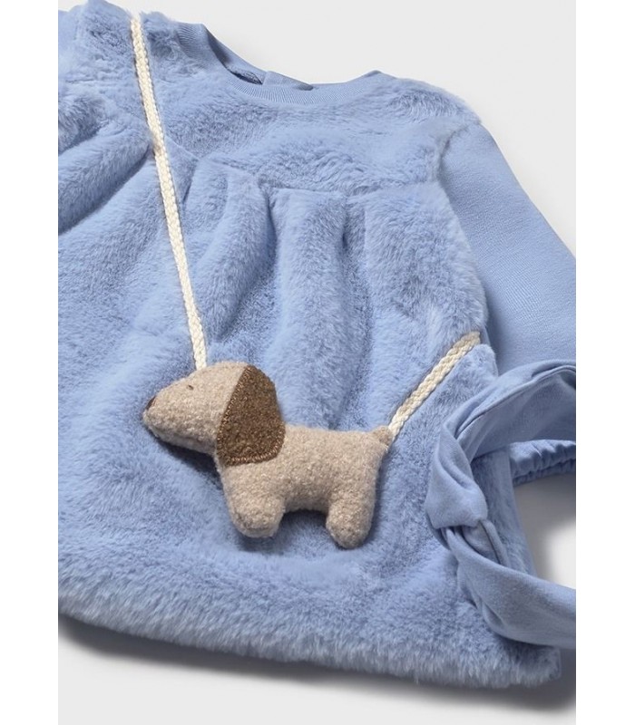 VESTIDO BOLSO PERRITO BEBÉ NIÑA MAYORAL