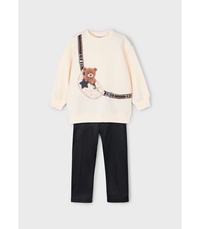 CONJUNTO LEGGINGS OSO NIÑA MAYORAL