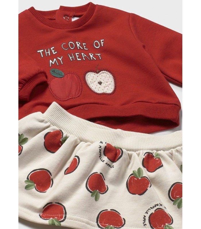 PACK DOS CONJUNTOS MANZANA BEBE NIÑA MAYORAL