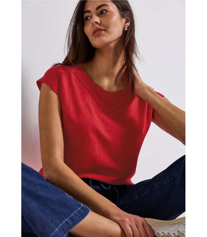 CAMISETA MUJER CINTA DECORATIVA STREET ONE
