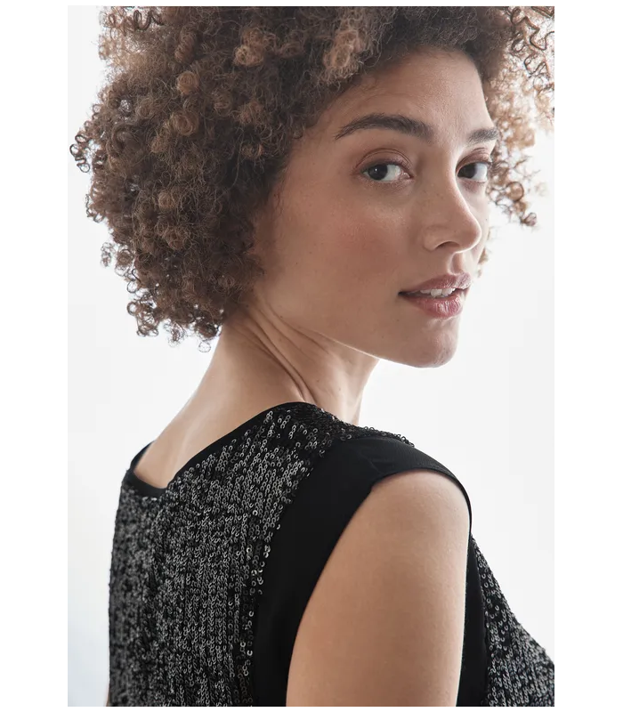CAMISETA MUJER LENTEJUELAS STREET ONE