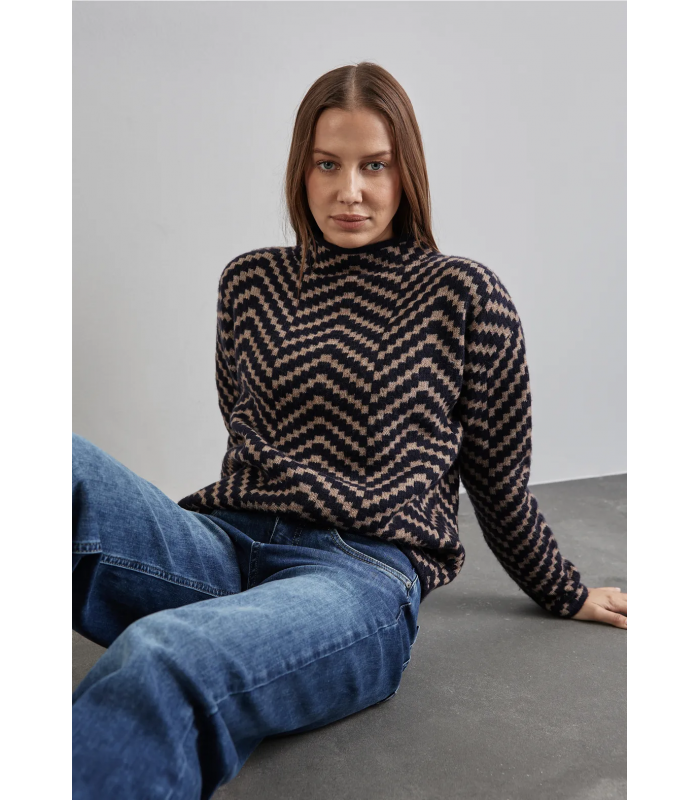 JERSEY MUJER JACQUARD STREET ONE