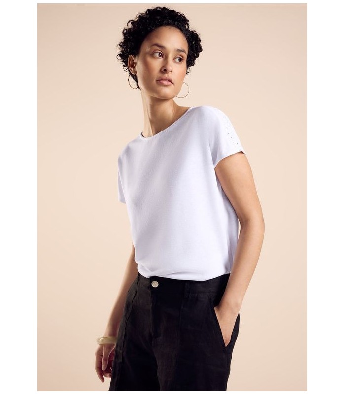 CAMISETA LISA DETALLE MUJER STREET
