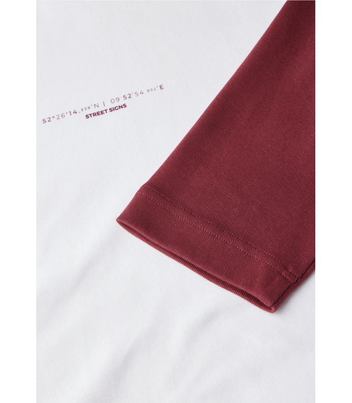 CAMISETA MANGA CONTRASTE STREET ONE