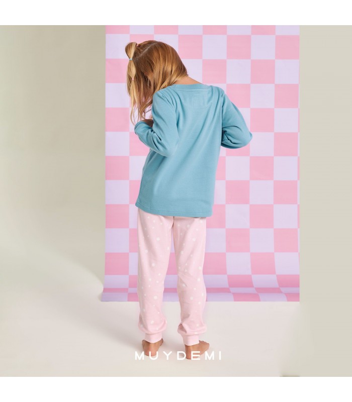 PIJAMA NIÑA PATINA POR TUS SUEÑOS MUYDEMI