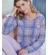 PIJAMA MUJER CUADROS MASSANA