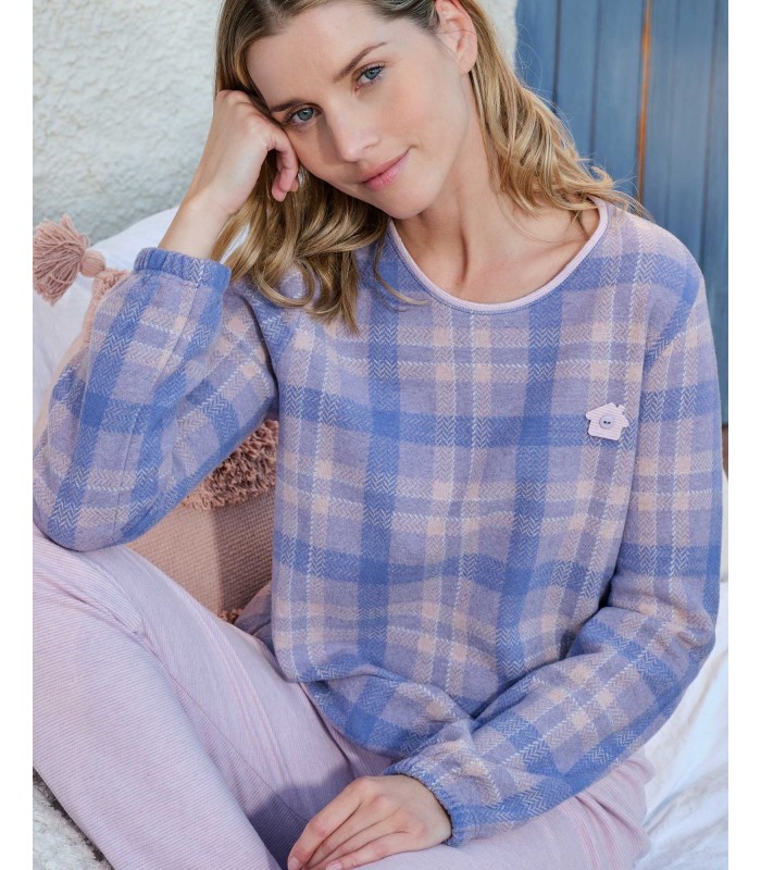 PIJAMA MUJER CUADROS MASSANA
