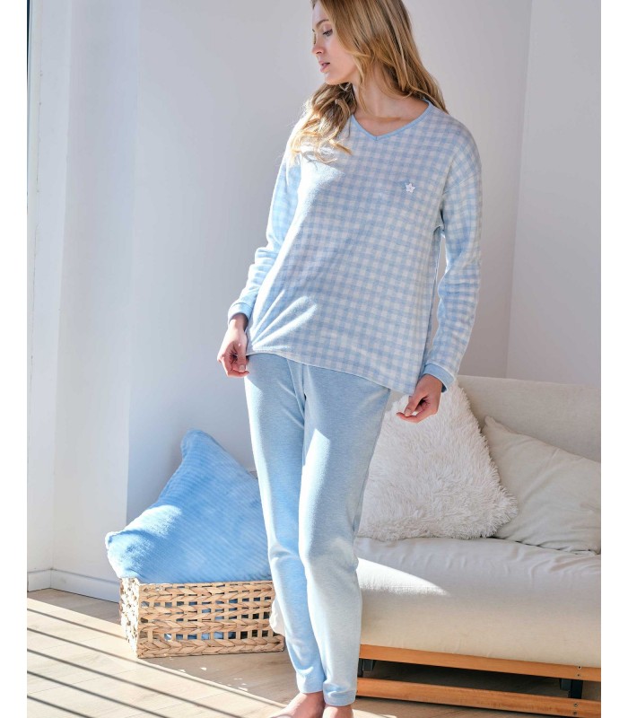 PIJAMA MUJER CUADROS MASSANA