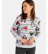 PIJAMA MUJER CORAZONES MASSANA