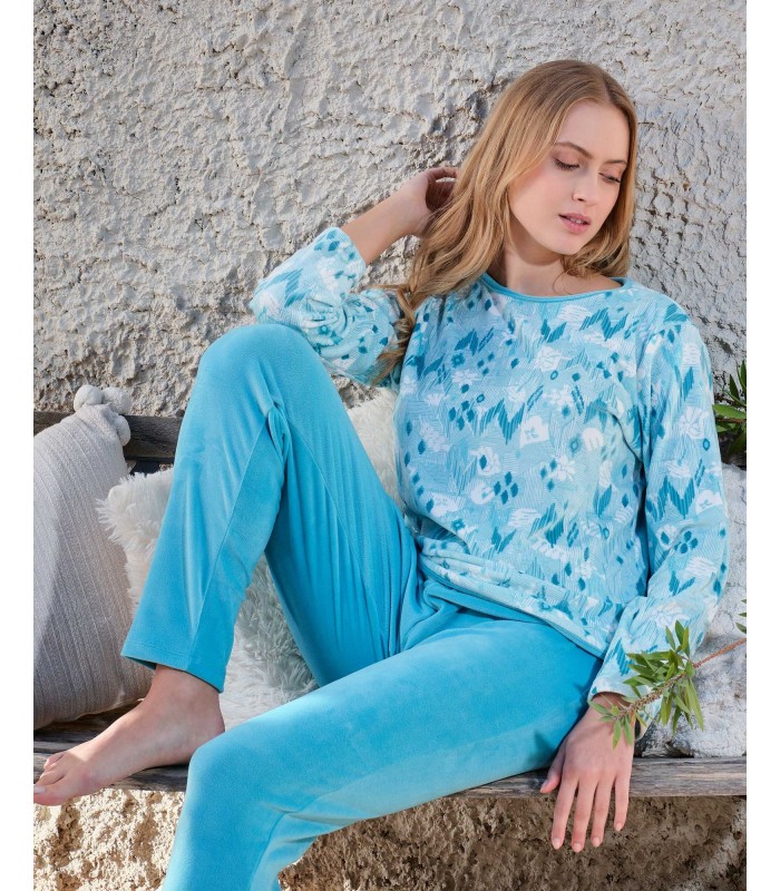 PIJAMA MUJER MICROPOLAR MASSANA