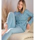 PIJAMA MUJER LUNARES MASSANA