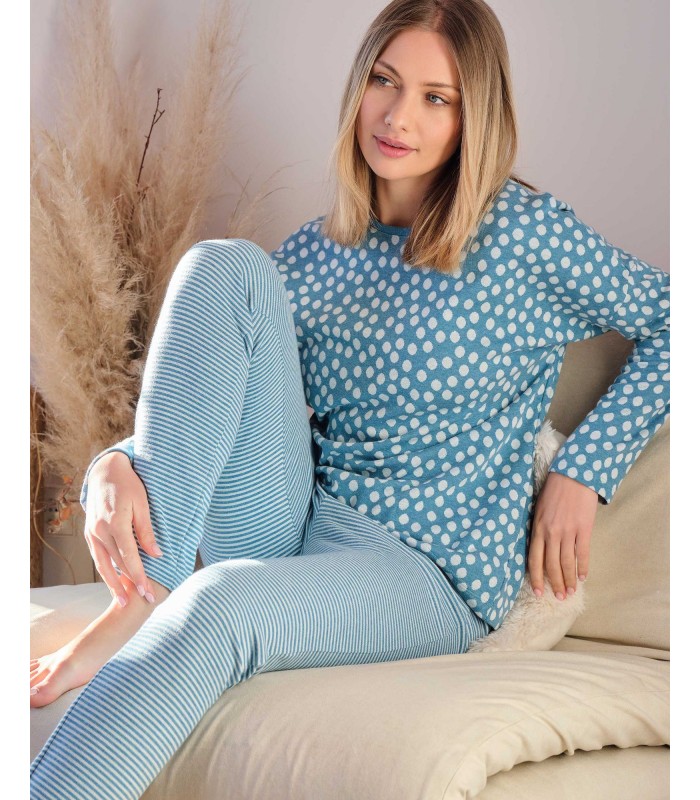 PIJAMA MUJER LUNARES MASSANA