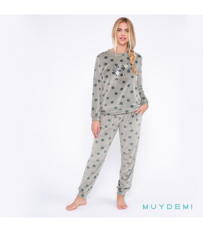 PIJAMA MUJER FRESH GARDEN MUYDEMI