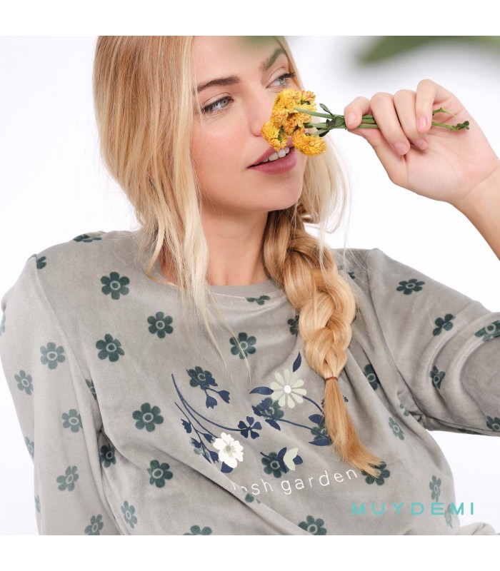 PIJAMA MUJER FRESH GARDEN MUYDEMI