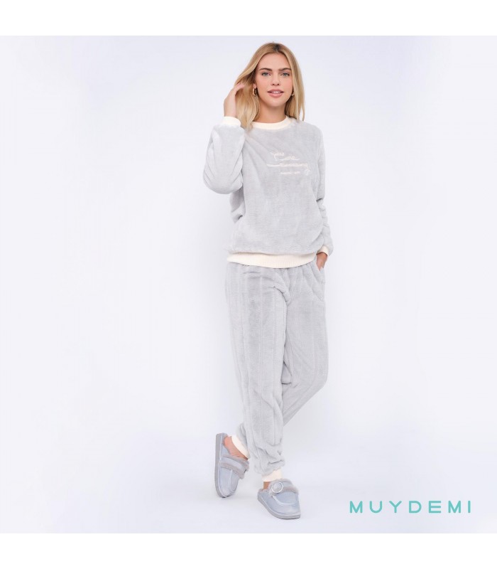 PIJAMA MUJER PELUDO MUYDEMI