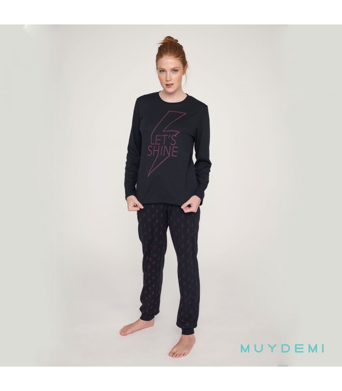 PIJAMA MUJER LET'S SHINE MUYDEMI