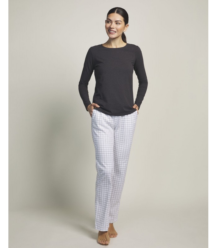 PIJAMA MUJER CUADROS SELMARK
