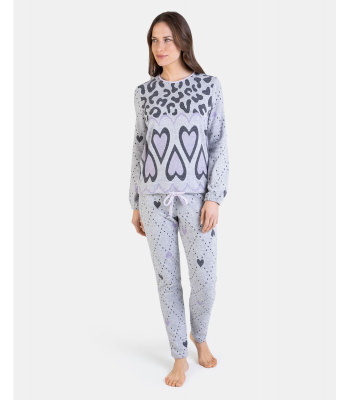 PIJAMA MUJER CORAZONES MASSANA