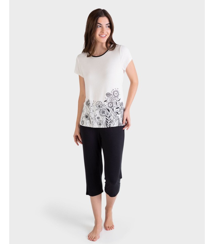 PIJAMA MUJER PIRATA FLORES MASSANA