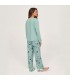 PIJAMA M/L FLORAL MUJER MUYDEMI