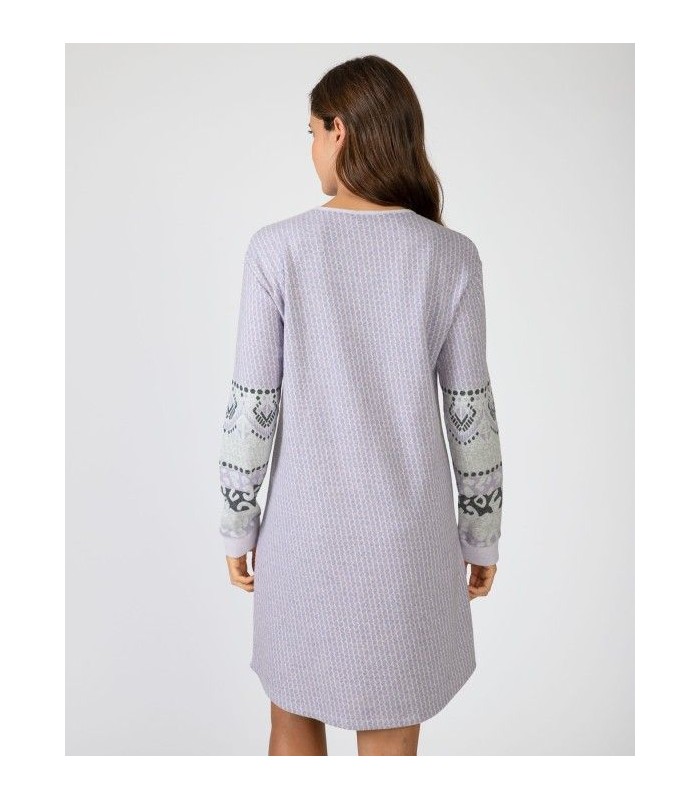 CAMISÓN MANGA LARGA JACQUARD MUJER MASSANA