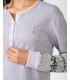 CAMISÓN MANGA LARGA JACQUARD MUJER MASSANA