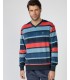PIJAMA HOMBRE RAYAS TERCIOPELO MASSANA