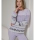 PIJAMA MUJER JACQUARD MASSANA