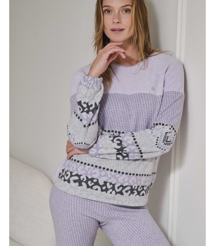 PIJAMA MUJER JACQUARD MASSANA