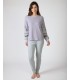 PIJAMA MUJER JACQUARD MASSANA