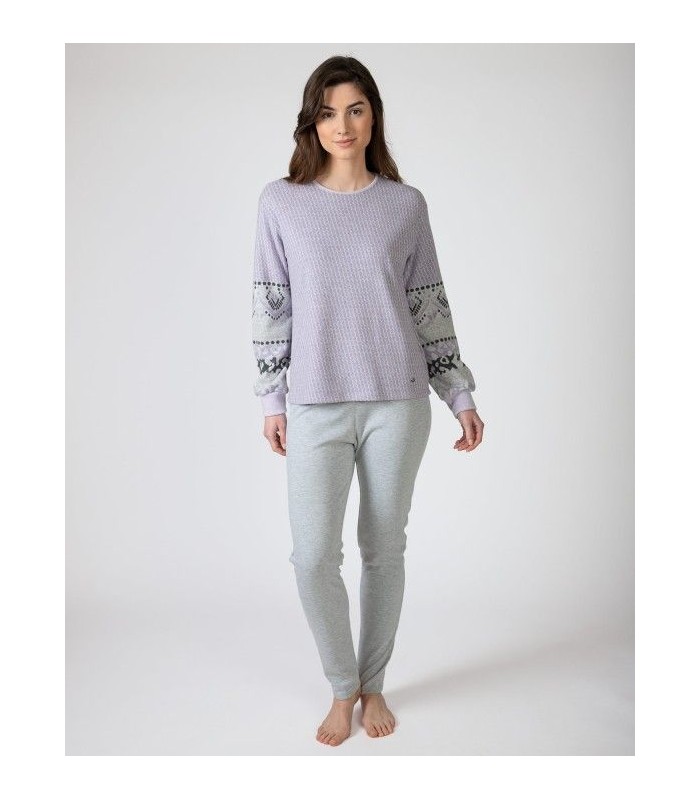 PIJAMA MUJER JACQUARD MASSANA