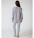 PIJAMA MUJER JACQUARD MASSANA