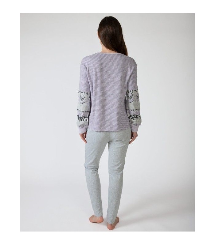 PIJAMA MUJER JACQUARD MASSANA