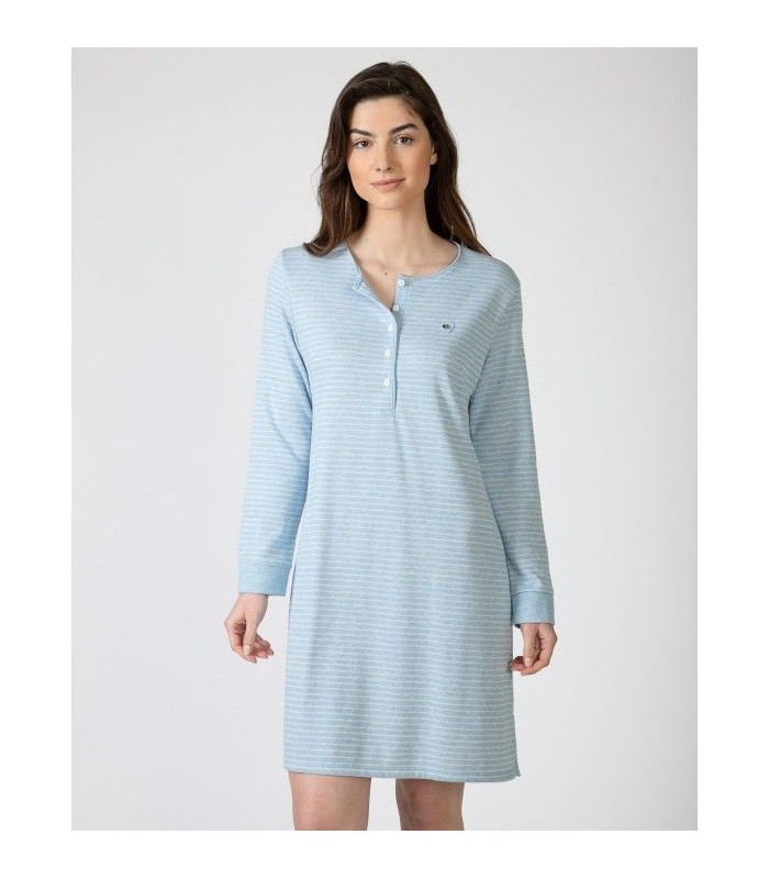 CAMISÓN MUJER MICROLISTADO MASSANA